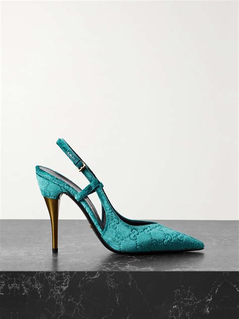 gucci rubber slingback shoes|gucci priscilla.